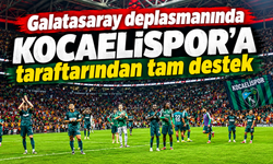 Galatasaray deplasmanında Kocaelispor’a taraftarından tam destek