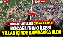Uydu görüntüleri ortaya çıkardı: Kocaeli’nin o ilçesi yıllar içinde bambaşka oldu