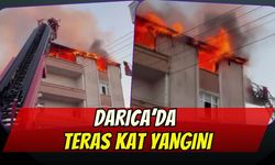 Darıca’da Teras Kat Yangını