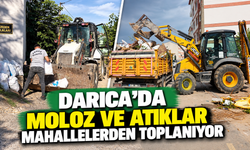 Darıca’da moloz ve atıklar mahallelerden toplanıyor