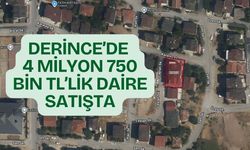 Derince’de 4 Milyon 750 Bin TL’lik Daire Satışta