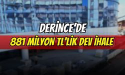 Derince’de 881 milyon TL’lik proje için ihale tarihi belli oldu