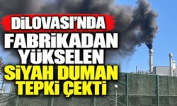 Dilovası’nda fabrikadan yükselen siyah duman tepki çekti