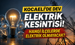Kocaeli'de Elektrik Kesintisi: Hangi İlçelerde Olmayacak? 5 Eylül 2026