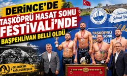 Derince’de Taşköprü Hasat Sonu Festivali’nde Başpehlivan Belli Oldu