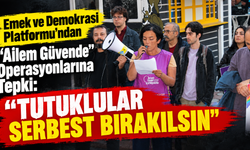 Emek ve Demokrasi Platformu’ndan “Ailem Güvende” Operasyonlarına Tepki: “Tutuklular Serbest Bırakılsın”