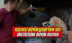 Kocaeli Büyükşehir'den Süt Üreticisine Büyük Destek
