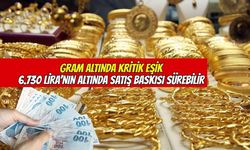 Gram altında kritik eşik: 6 bin 730 liranın altında satış baskısı sürebilir