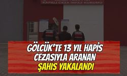 Gölcük’te 13 yıl hapis cezasıyla aranan şahıs yakalandı
