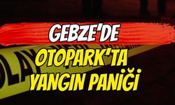 Gebze’de otoparkta yangın paniği