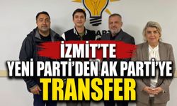 İzmit'te Yeni Parti'den Ak Parti'ye Transfer