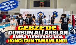 Gebze’de Dursun Ali Arslan Anma Turnuvası’nda ikinci gün tamamlandı