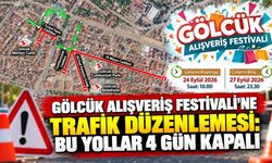 Gölcük Alışveriş Festivali’ne trafik düzenlemesi: Bu yollar 4 gün kapalı