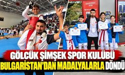 Gölcük Şimşek Spor Kulübü Bulgaristan’dan madalyalarla döndü