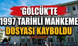 Gölcük'te 1997 tarihli mahkeme dosyası kayboldu