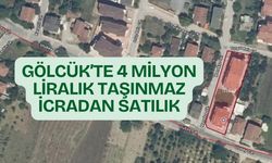 Gölcük’te 4 milyon liralık taşınmaz icradan satışa çıkarıldı