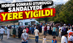 Horon sonrası oturduğu sandalyede yere yığıldı