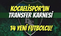 Kocaelispor’un Transfer Karnesi: 14 Yeni Futbolcu