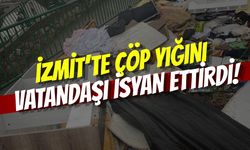 İzmit’te çöp yığını vatandaşı isyan ettirdi: “1 hafta oldu!”