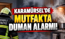 Karamürsel’de Mutfakta Duman Alarmı