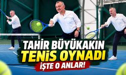 Tahir Büyükakın Tenis Oynadı: İşte O Anlar