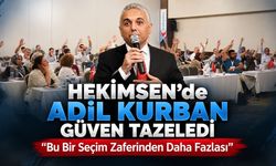 HEKİMSEN’de Adil Kurban Güven Tazeledi: "Bu Bir Seçim Zaferinden Daha Fazlası"