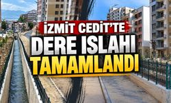 İzmit Cedit Kentsel Dönüşüm Alanı’nda Dere Islahı Tamamlandı