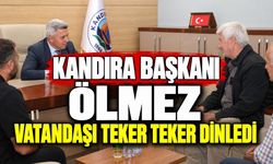 Kandıra Başkanı Ölmez Vatandaşı Teker Teker Dinledi