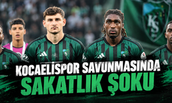 Kocaelispor Savunmasında Sakatlık Şoku!