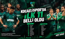 Kocaelispor’da Gaziantep FK maçı öncesi ilk 11 belli oldu