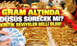 Gram altında düşüş sürecek mi? Kritik seviyeler belli oldu!