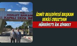 İzmit Belediyesi Başkan Vekili Obuz'dan Hürriyet’e İlk Ziyaret