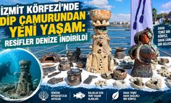 İzmit Körfezi’nde dip çamurundan yeni yaşam: Resifler denize indirildi