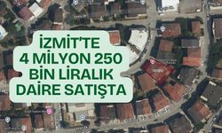 İzmit’te 4 milyon 250 bin liralık daire satışta