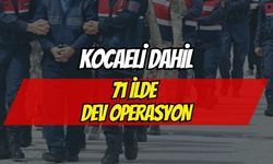 Kocaeli Dahil 71 İlde Uyuşturucu Operasyonu