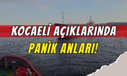 Kocaeli Açıklarında Panik Anları