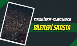 Kocaelispor-Samsunspor Maçının Biletleri Satışta