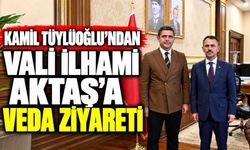 Kamil Tüylüoğlu’ndan Vali İlhami Aktaş’a veda ziyareti