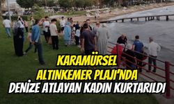 Karamürsel Altınkemer Plajı’nda Denize Atlayan Kadın Kurtarıldı