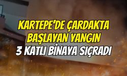 Kartepe’de Çardakta Başlayan Yangın 3 Katlı Binaya Sıçradı