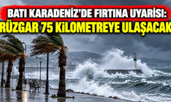 Batı Karadeniz’de fırtına uyarısı: Rüzgar 75 kilometreye ulaşacak