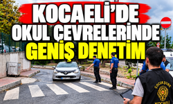 Kocaeli’de okul çevrelerinde geniş denetim: 3 bin 481 kişi sorgulandı