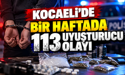 Kocaeli’de bir haftada 113 uyuşturucu olayı: 11 kişi tutuklandı