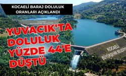 Kocaeli Baraj Doluluk Oranları Açıklandı: Yuvacık'ta Doluluk Yüzde 44'e Düştü