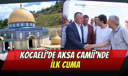 Kocaeli'de Aksa Camii'nde İlk Cuma