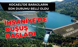 Kocaeli'de Barajların Son Durumu Belli Oldu: İhsaniye'de Düşüş