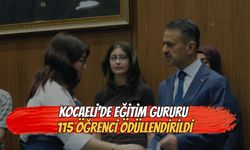 Kocaeli’de eğitim gururu: 115 öğrenci ödüllendirildi