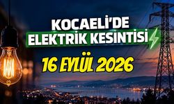 Kocaeli'de 16 Eylül'de Geniş Çaplı Elektrik Kesintisi! İşte Etkilenecek İlçe ve Mahalleler