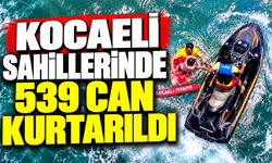 Kocaeli sahillerinde 539 can kurtarıldı