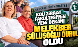 KOÜ Ziraat Fakültesi’nin yeni dekanı Melekber Sülüşoğlu Durul oldu